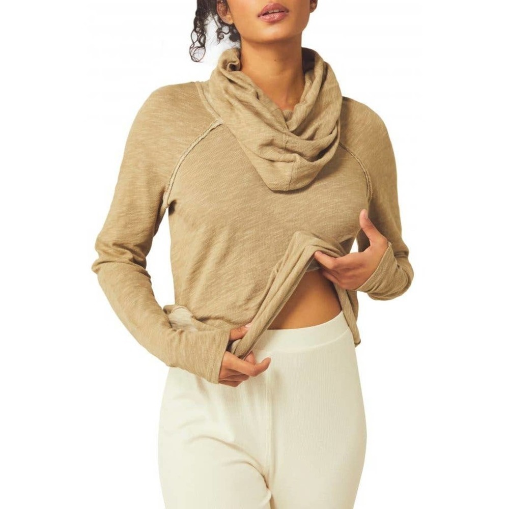Free People FP Beach Women's Cowl Neck shirt size small